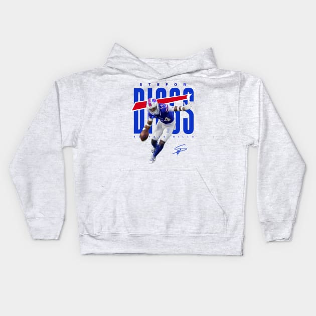 Stefon Diggs Kids Hoodie by Juantamad